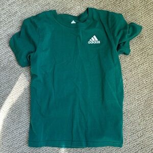 Adidas XS green t shirt